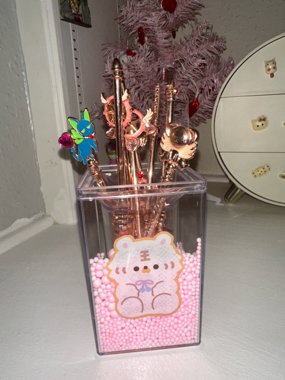Sailor moon makeup brushes with holder